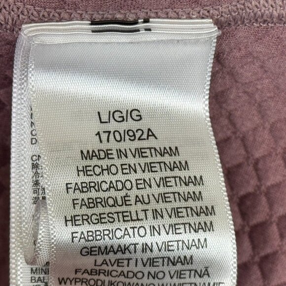 Marmot Annie Quilted Sweatshirt Womens Large Pink Long Sleeve Cowl Neck Pullover - Picture 10 of 10